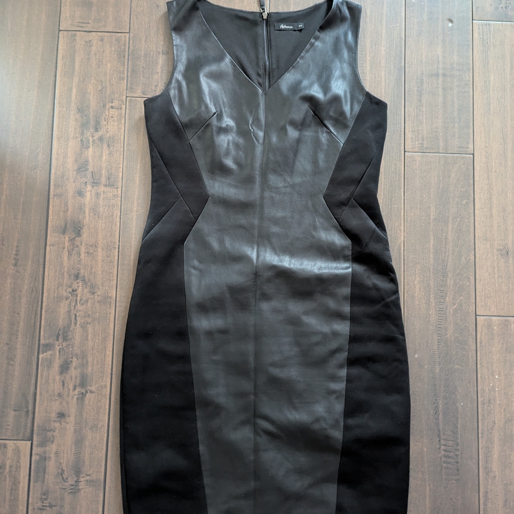 Reitmans Black and Gray Midi Dress